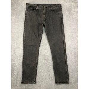 Levi 512 Jeans Men 40x32 Gray Slim Taper Stretch